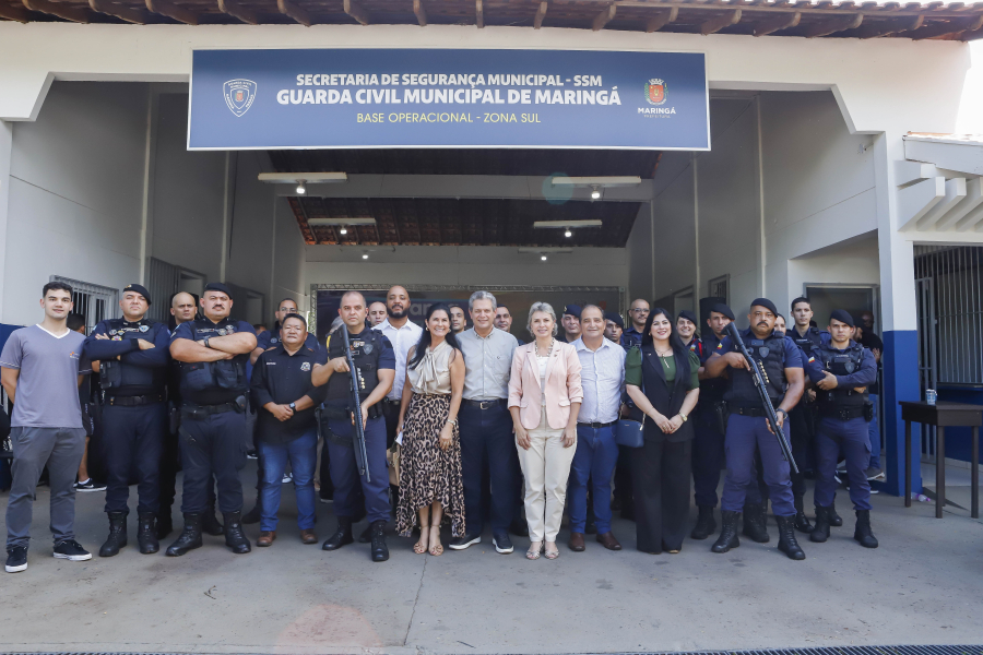 Prefeitura inaugura base da Guarda Civil na Zona Sul para reforçar a segurança