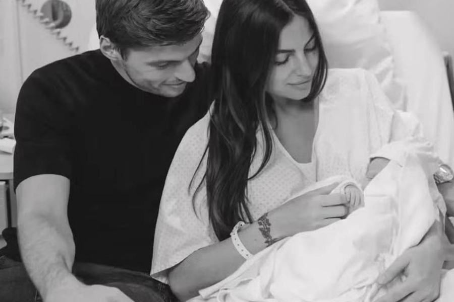 Max Verstappen anuncia nascimento da filha Lily
