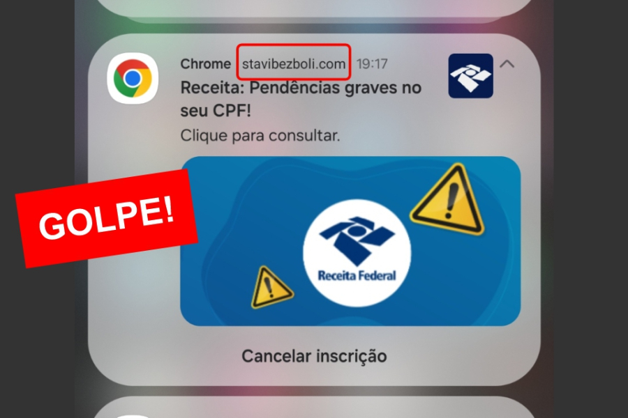 Perigo: GOLPE da mensagem da Receita sobre o seu CPF!